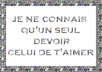 Un seul devoir...