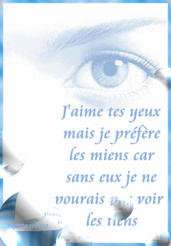Les yeux...